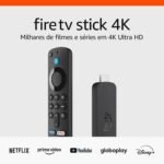 Fire TV Stick 4K | Streaming com Dolby Vision/Atmos e suporte a wi-fi 6 | Acesso Antecipado à Alexa+