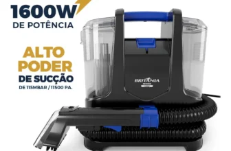 Extratora Britânia Bex20a Preto E Azul